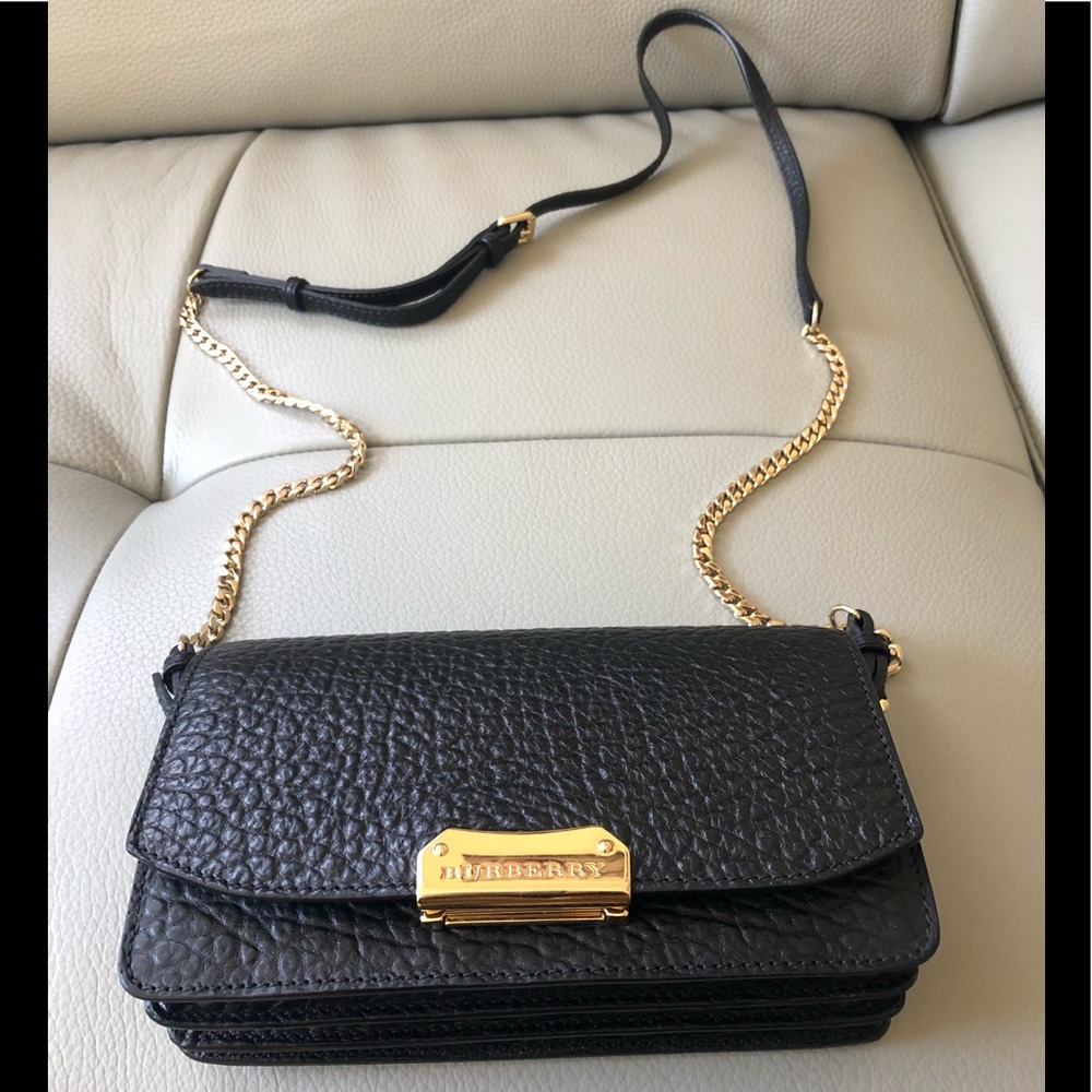 Burberry GrainMadison wallet on chain crossbody